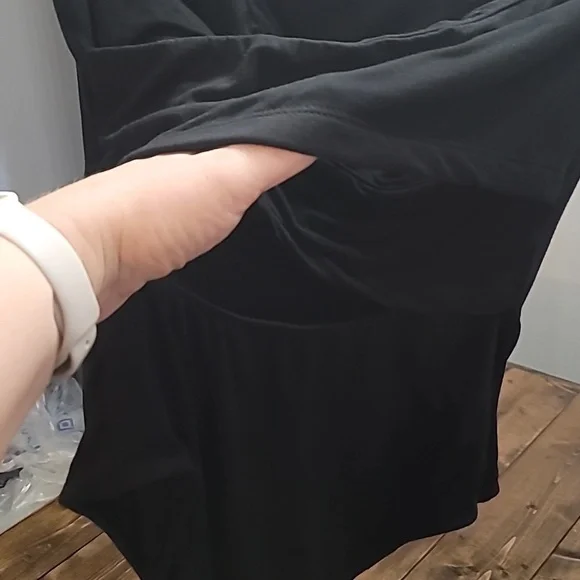 Black Sammi Cut Out Bodysuit - Picture 3 of 4